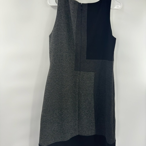 White House black market colorblock sleeveless dress grey black size 14 - Picture 5 of 8